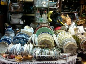 antique dishes