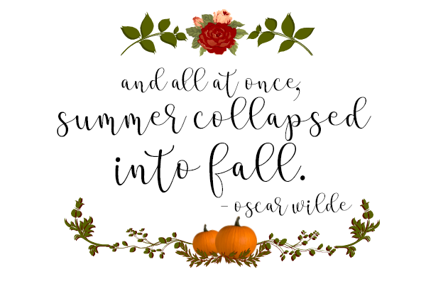 Image result for goodbye summer hello fall