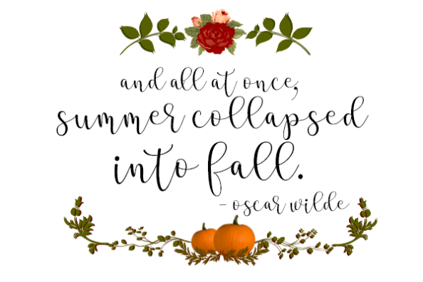 Image result for goodbye summer hello fall