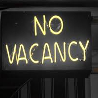 no vacancy